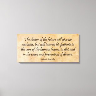 Toile Le docteur de l'avenir