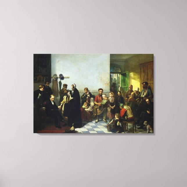Toile Le docteur pour les pauvres (Recto)