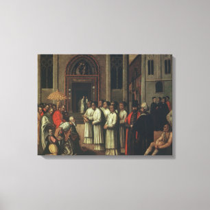 Toile Le doge Ziani rencontre pape Alexandre III