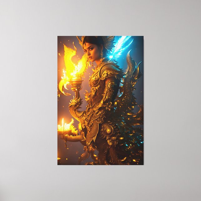 Toile Le dragon de paon 008 (Recto)