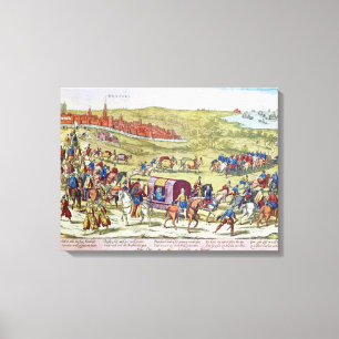 Toile Le duc d'alba, rappelé en Espagne