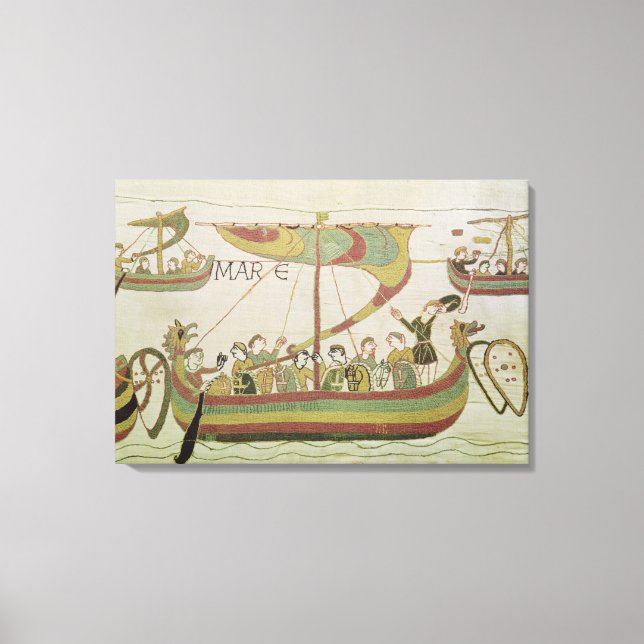 Toile Le duc William de Normandie traverse la mer (Recto)