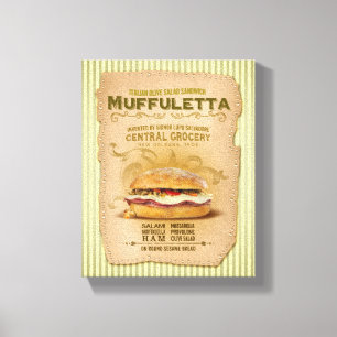 Toile Le fameux sandwich à la muffuletta