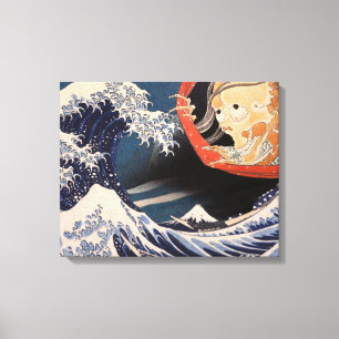 Toile Le fantôme de la grande vague
