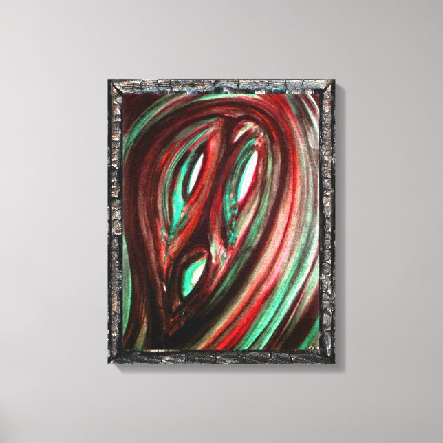 Toile Le fantôme de la solitude (Recto)