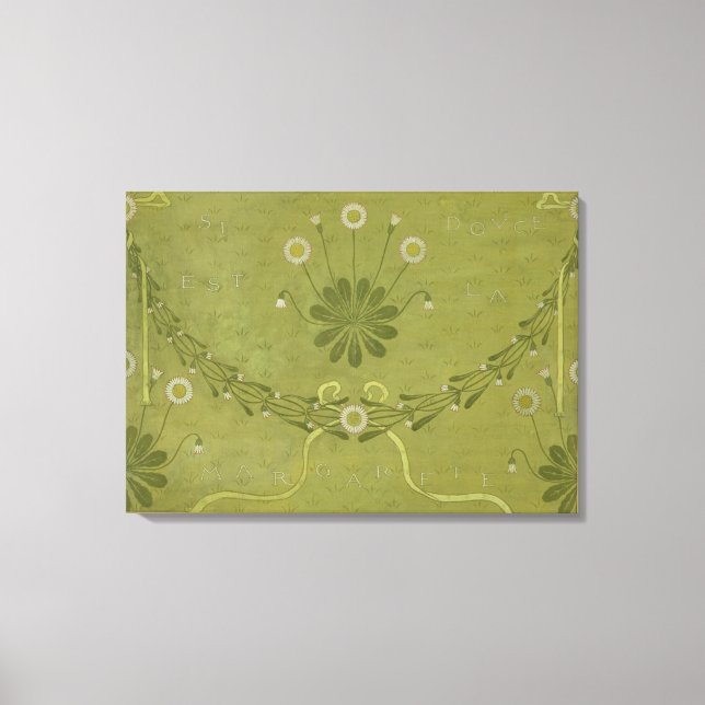 Toile Le fond d'écran "La Margarete", imprimé par Jeffre (Recto)