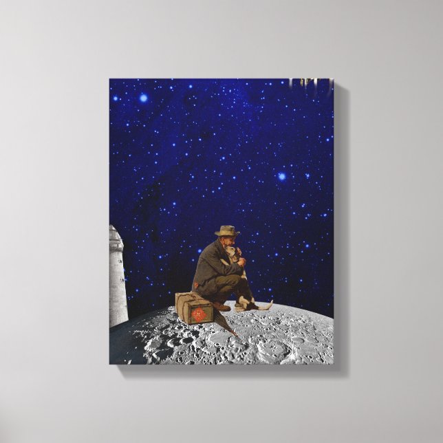 Toile Le gardien du phare est rentré chez lui (Recto)