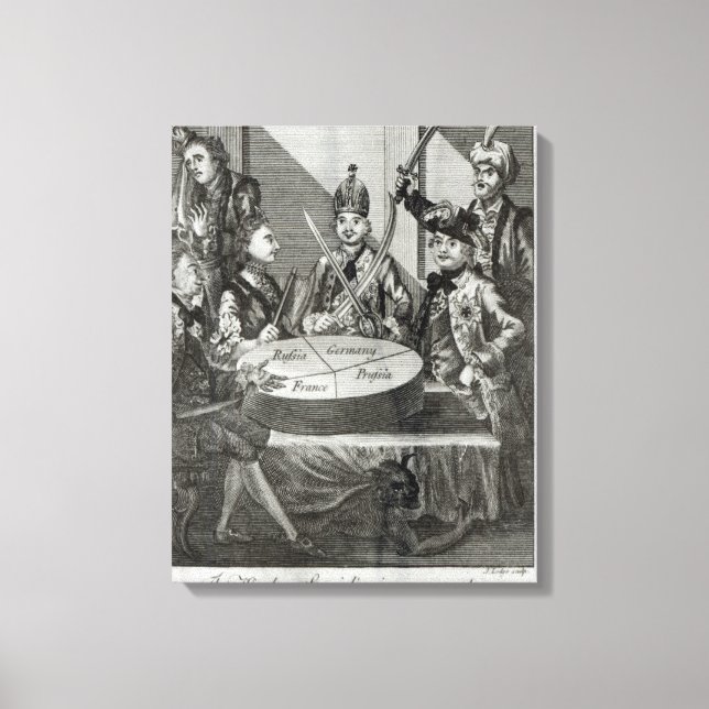 Toile Le gâteau à la plombe polonaise, c.1772 (Recto)