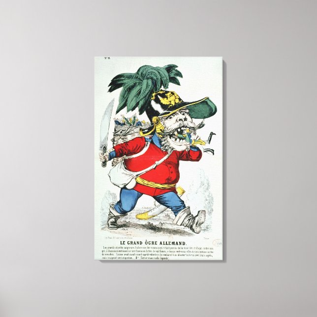 Toile Le géant allemand Ogre (Recto)