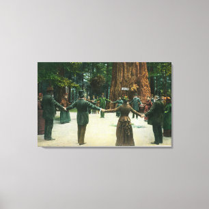 Toile Le Général Fremont montrant la circonférence d'