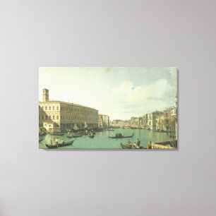 Toile Le Grand Canal du pont du Rialto