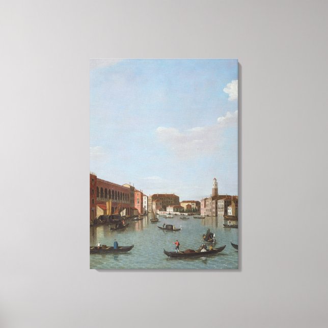 Toile Le Grand Canal et San Geremia, Venise (Recto)