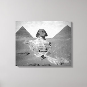 Toile Le Grand Sphinx & Pyramides, 1878