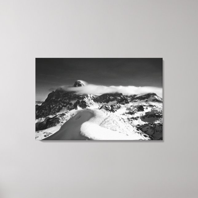 Toile Le Grand Teton et la cathédrale (Recto)