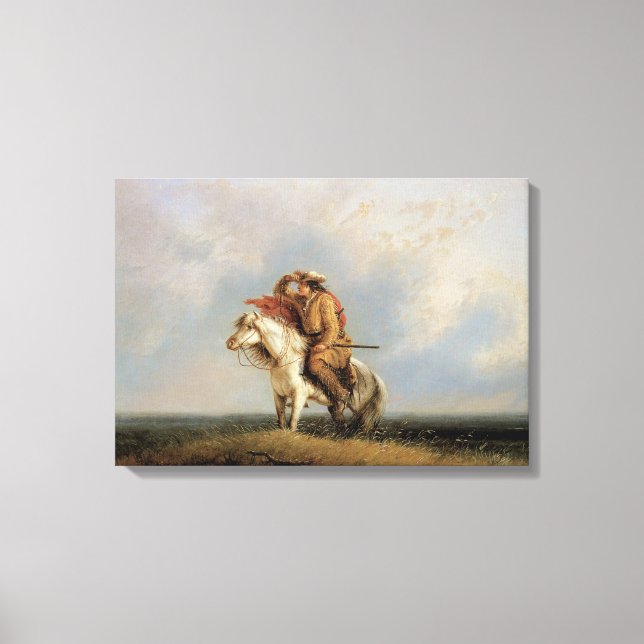 Toile Le Greenhorn perdu, perdu dans la prairie par Mill (Recto)