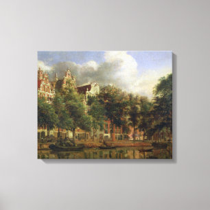 Toile Le Herengracht, Amsterdam (huile sur le panneau)