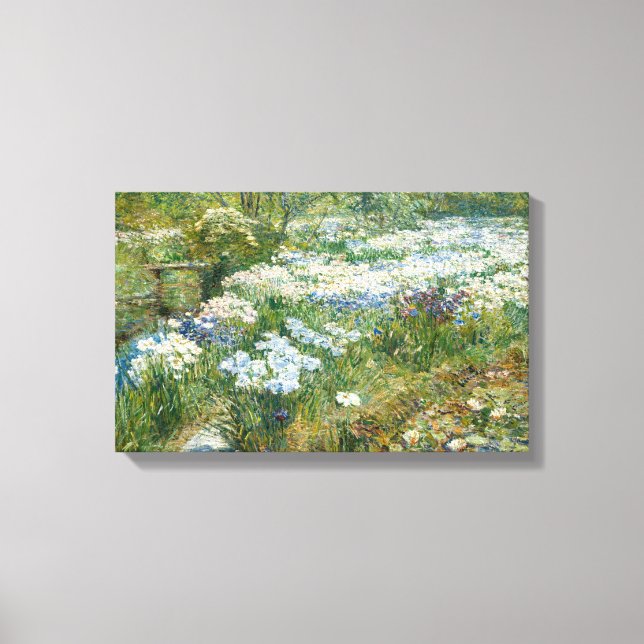Toile Le Jardin aquatique (par Childe Hassam) (Recto)