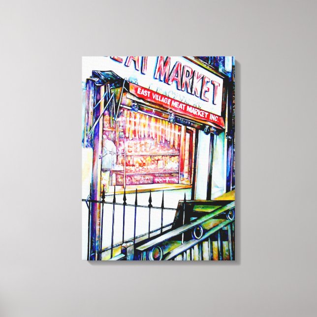 Toile Le jardin de la sagesse de l'East Village (Recto)