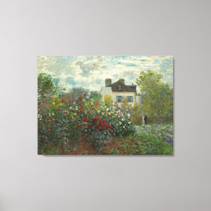 Toile Le jardin de l'artiste à Argenteuil Claude Monet