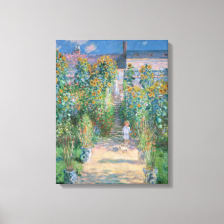 Toile Le jardin de l'artiste à Vetheuil par Claude Monet