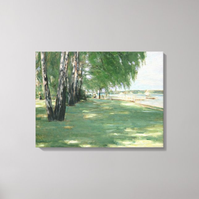 Toile Le jardin de l'artiste à Wannsee, 1918 (Recto)