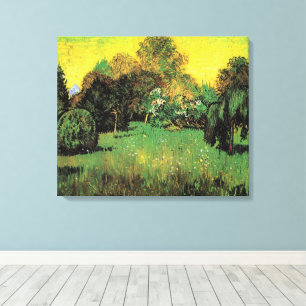 Toile Le jardin des poètes par Vincent van Gogh