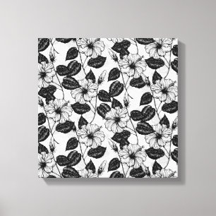 Toile Le jardin d'Hibiscus