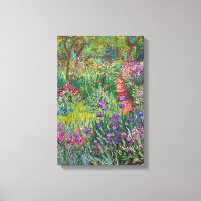 Toile Le jardin d'Iris à Giverny par Claude Monet (Recto)