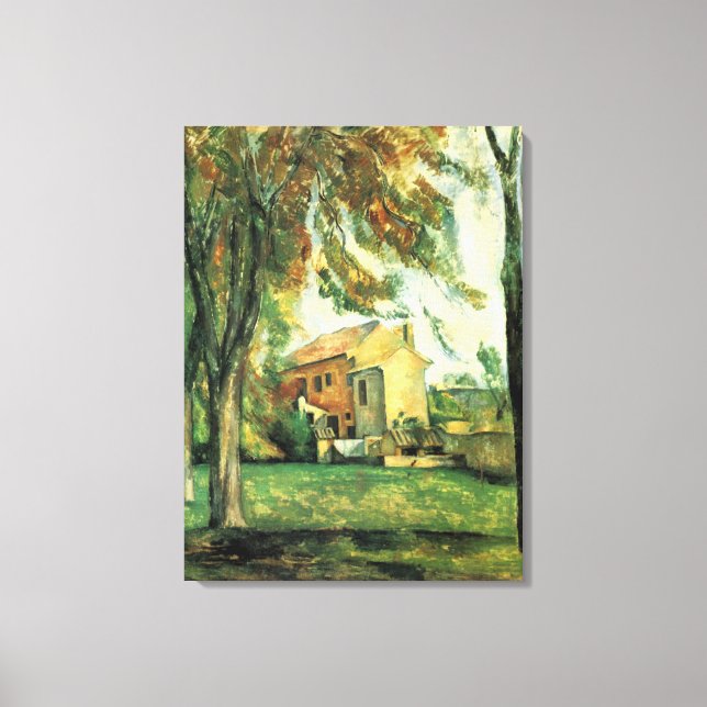 Toile Le Jas de Bouffan par Paul Cezanne (Recto)