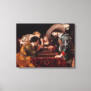 Toile Le jeu du jacquet