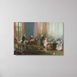 Toile Le jeune Mozart au clavicorde