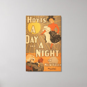 Toile Le jour d'A de Hoyt et une nuit à New York City