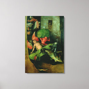 Toile Le jugement Dernier : Détail du masque