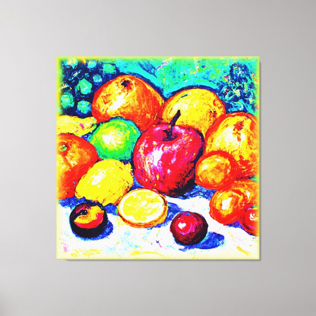 Toile Le Juicy Delights Fruits. Commandez dès maintenant (Recto)
