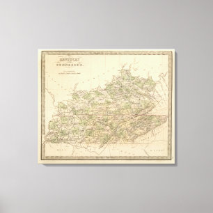Toile Le Kentucky et le Tennessee 8