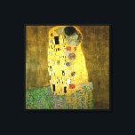 Toile Le Kiss ~ Gustav Klimt<br><div class="desc">Voici le baiser peint par Gustav Klimt en 1907. C'est le tableau Art Nouveau le plus célèbre de l'histoire</div>