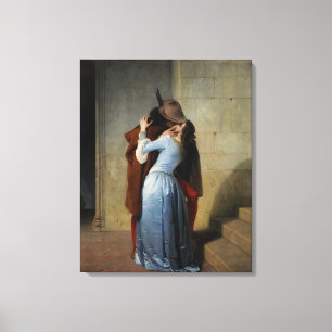 Toile Le Kiss (par Francesco Hayez)