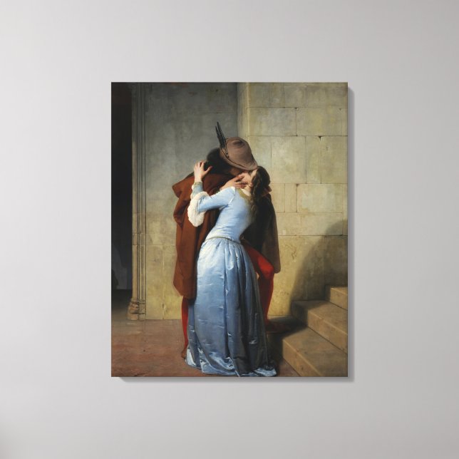 Toile Le Kiss (par Francesco Hayez) (Recto)