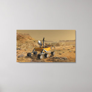 Toile Le laboratoire de la Science de Mars voyage près
