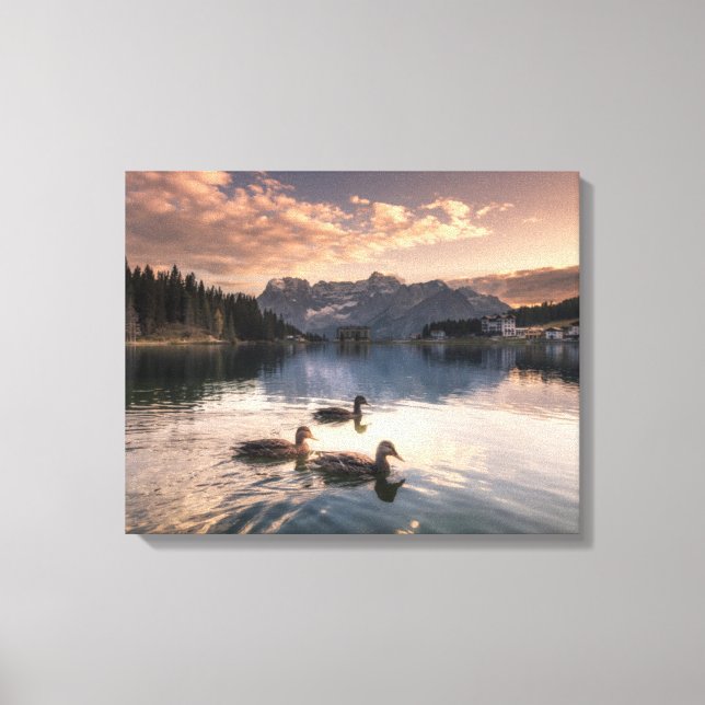 Toile Le lac Misurina | Dolomites, Italie (Recto)