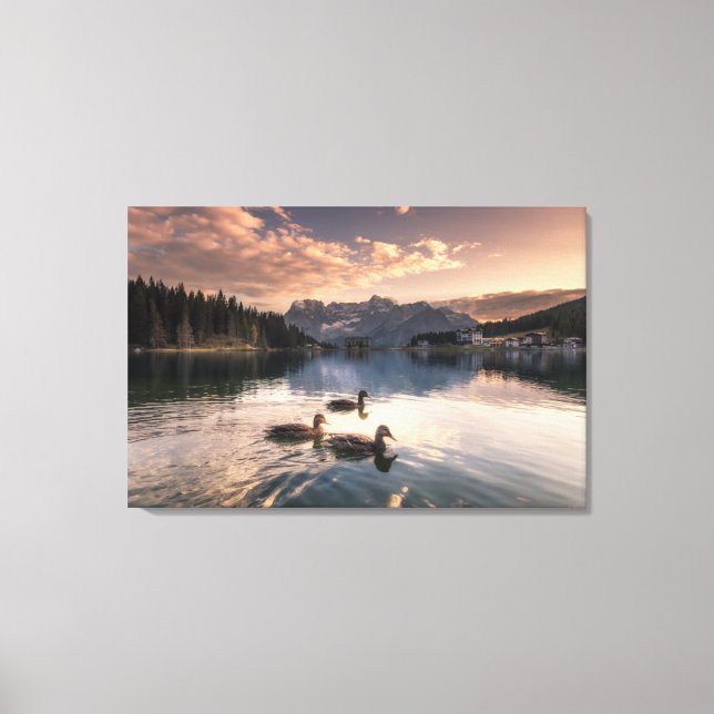 Toile Le lac Misurina | Dolomites, Italie (Recto)