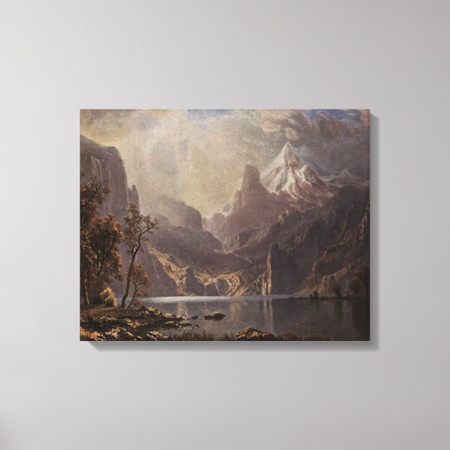 Toile Le lac Tahoe d'Albert Bierstadt, 1868 (Recto)