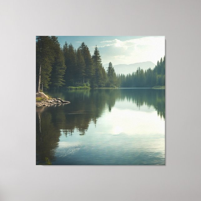 Toile Le Lac Tranquille (Recto)