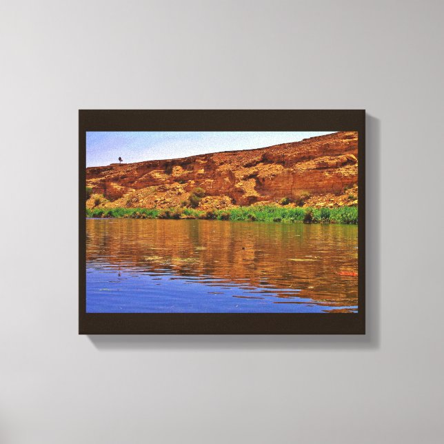 Toile Le lac Wadi Namar (Recto)