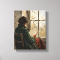 Le Lecteur au Manteau Vert – Art Figuratif