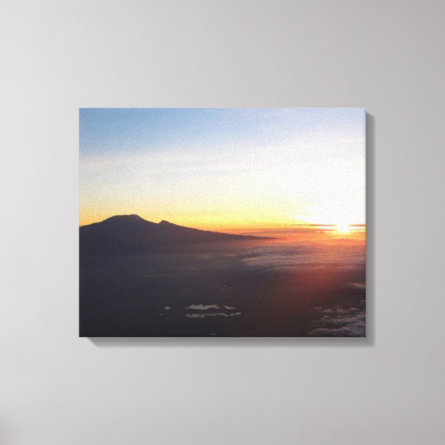 Toile Le lever du soleil du Kilimandjaro (Recto)