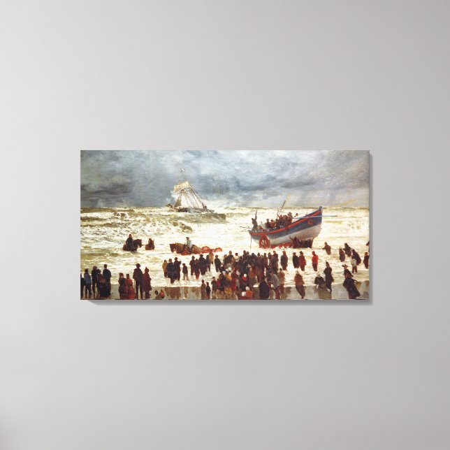 Toile Le Lifeboat, 1873 (Recto)