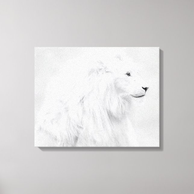 Toile le lion blanc (Recto)