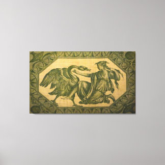 Toile Le Lion en amour ou Leda et le cygne