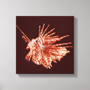 Toile Le Lionfish